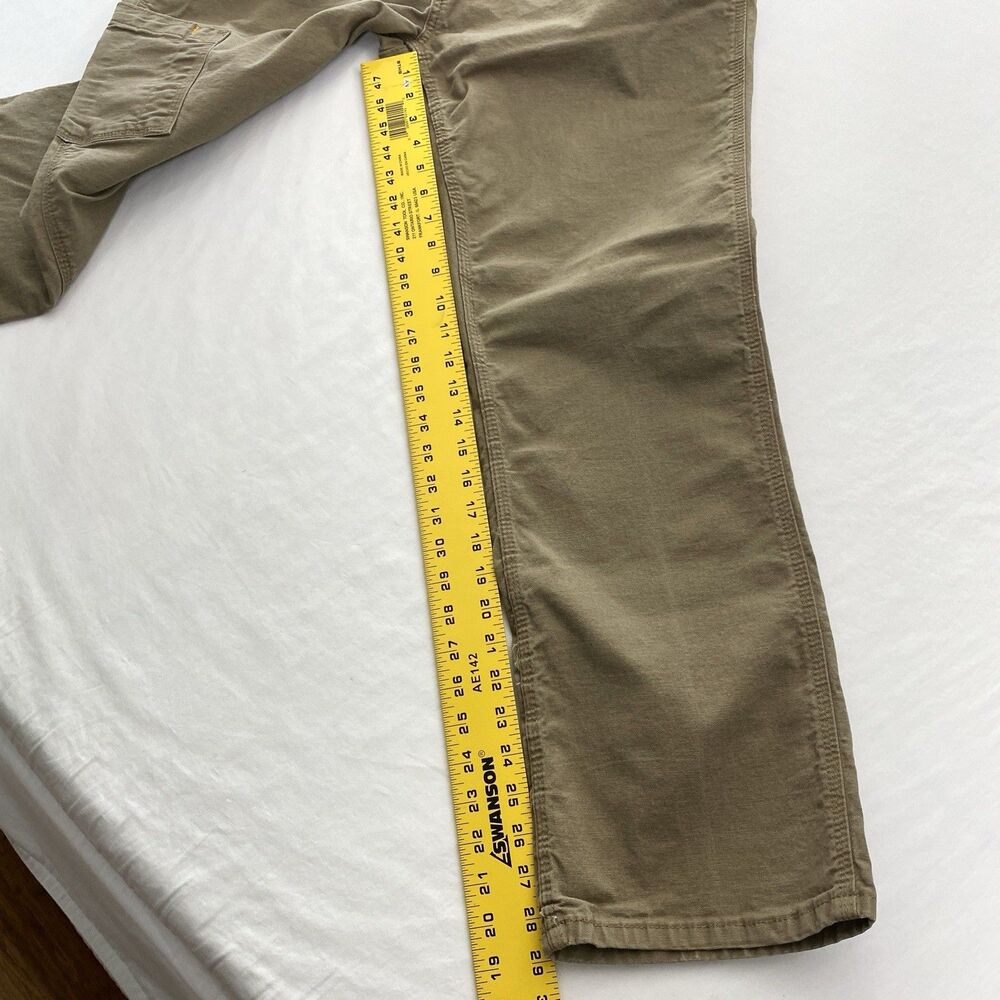 Ariat Rebar M7 Pants Slim Straight Leg Canvas Mens 38x32 Brown Workwear Utility - Picture 11 of 12